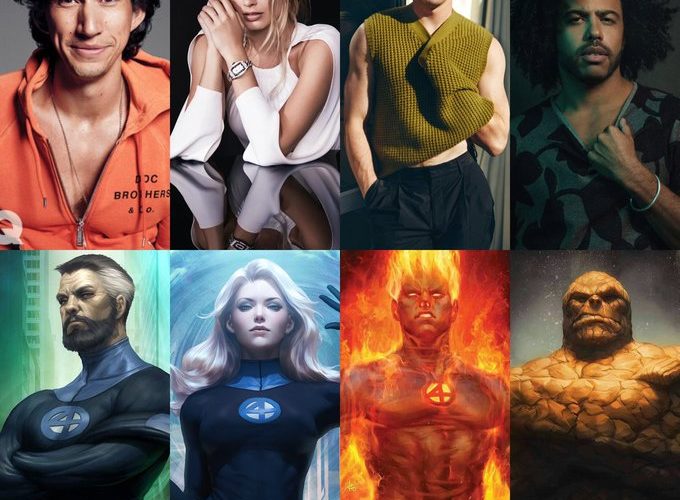 Adam Driver and Margot Robbie in Marvel’s Fantastic Four?