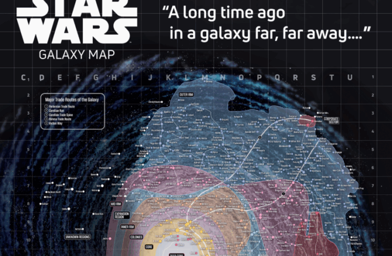 Awesome new map of the entire Star Wars Galaxy