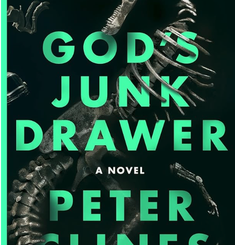 God’s Junk Drawer has scary dinosaurs, a robot, and a weird alien. It’s awesome fun.